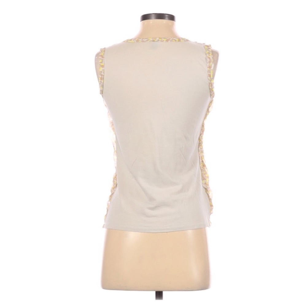Ann Taylor Ruffle Leopard Print Tank Top Small - Picture 2 of 5